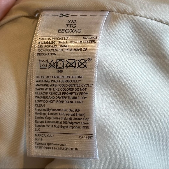 Gap Oversized Teddy Cacoon Jacket Size‎ XXL - Picture 6 of 6